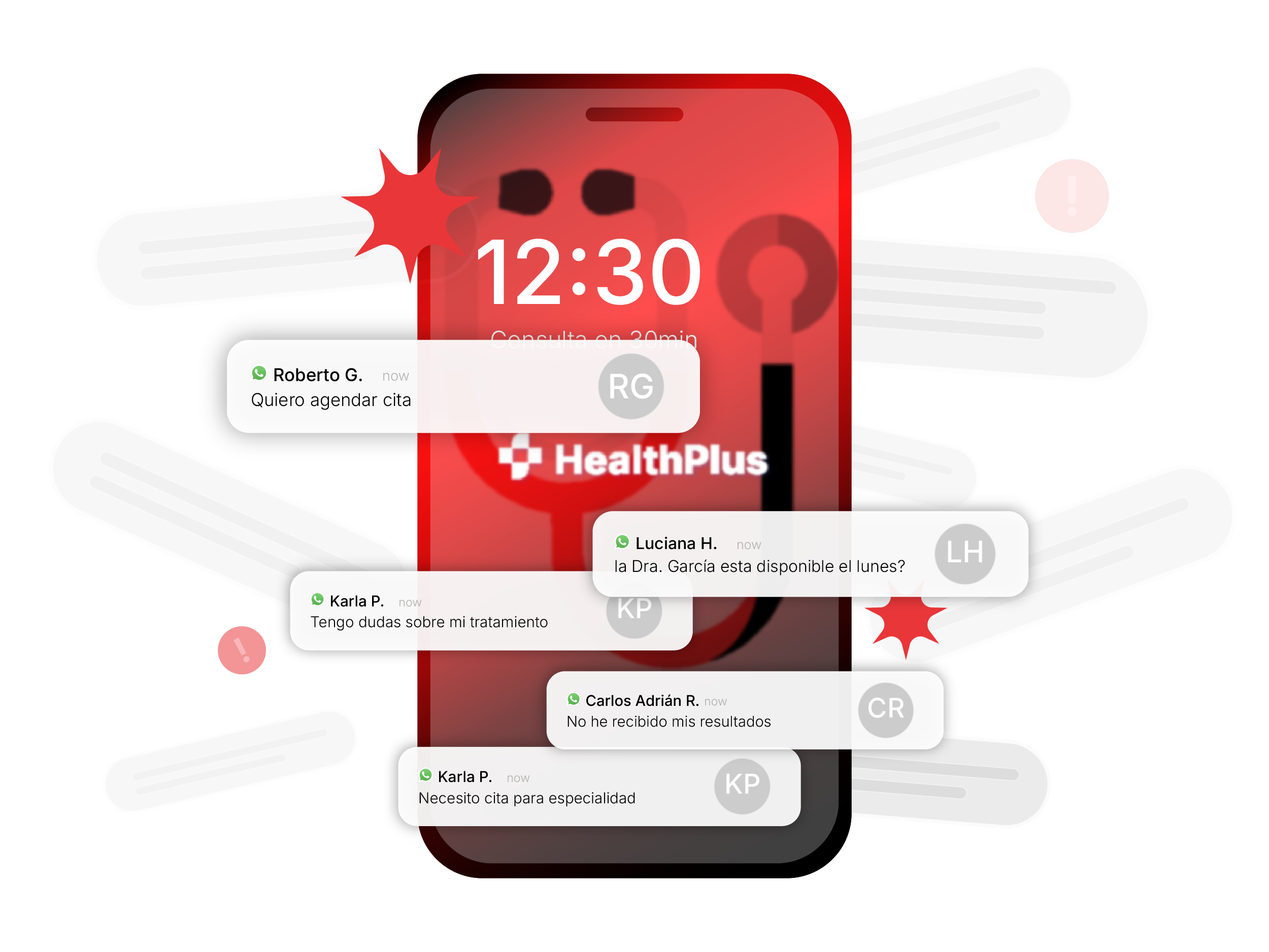 Múltiples WhatsApps personales por sucursal sin visibilidad centralizada